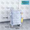 ABS Anesthesia & Infusion Multifunctional Rescue Trolley with Single/Double Door and Five Drawers