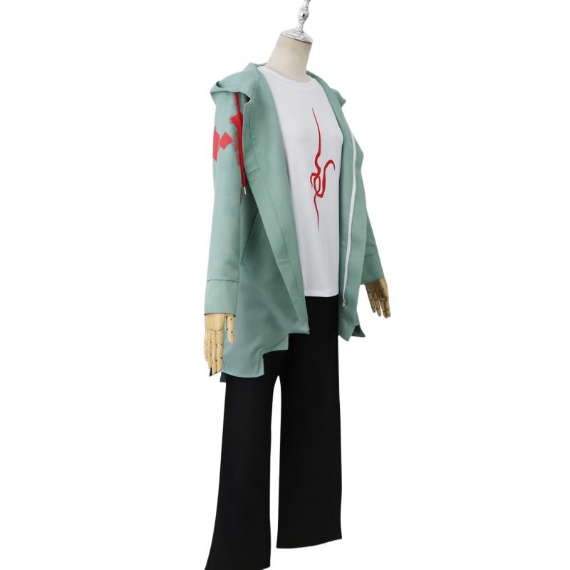 Аниме Danganronpa Komaeda Nagito Косплей Хэллоуин для нейтрального парика Одежда для ролевых игр Вечеринка Униформа Куртка Футболка Костюм Костюмы