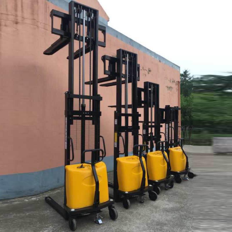 Manual & Electric Hydraulic Stacker Forklift for 1T-2T Lifting, Loading, and Unloading