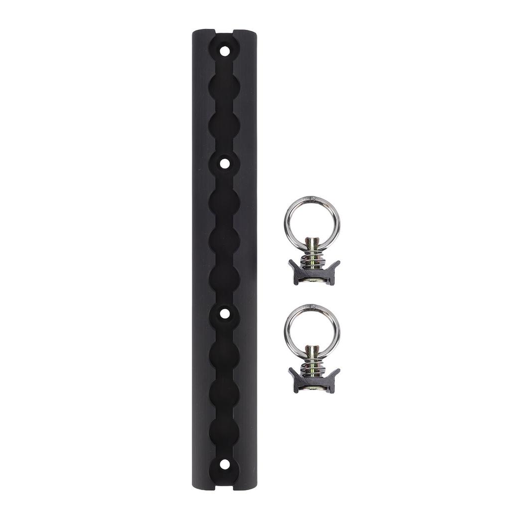 2 шт. Алюминиевая L-образная направляющая 304 мм Утолщенная L-образная крепежная рейка с 4 круглыми кольцами для мотоциклов, квадроциклов, внедорожных мотоциклов, пикапов