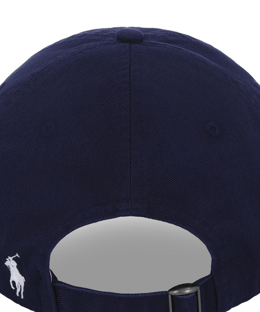 Кепка-бейсболка из твила с вышитым гербом POLO RALPH LAUREN - Темно-синяя