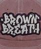Кепка с логотипом BROWNBREATH Washing Graffiti - Бордовая