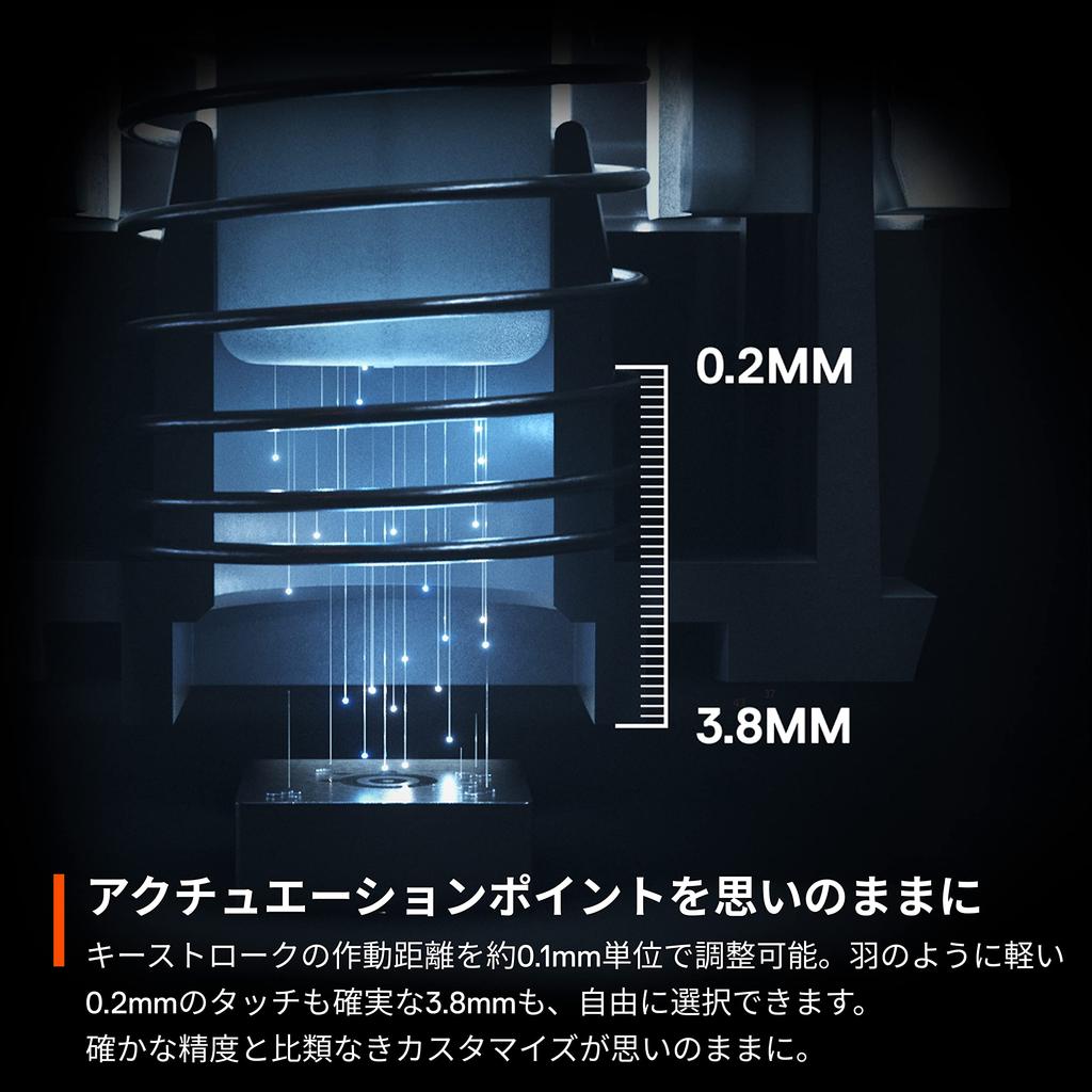 Игровая клавиатура SteelSeries Rapid Trigger Mini Size Apex Pro Mini JP Проводная японская раскладка OmniPoint Switch Action Key 64825 Черная 2-в-1