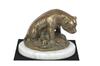 Amerykański Staffordshire Terrier, Amstaff, Amstaf I - Statuetka Psa, Figurka Na Białym Marmurze, Trofeum Na Wystawę Psów Marki Art-Dog