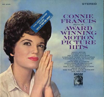 Виниловая пластинка CONNIE FRANCIS - Sings Award Winning Motion Picture  SE4048 MGM 1963 US Поп Б/У