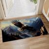 Dog Rottweiler Indoor Door Mat, Floor Area Rug for Entryway, Living Room,Non-Slip Doormat, Animal Design Home Decor Rug Gifts
