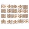 20Pcs Cabinet Door Hinges Brass Plated Mini Hinge Small Decorative Jewelry