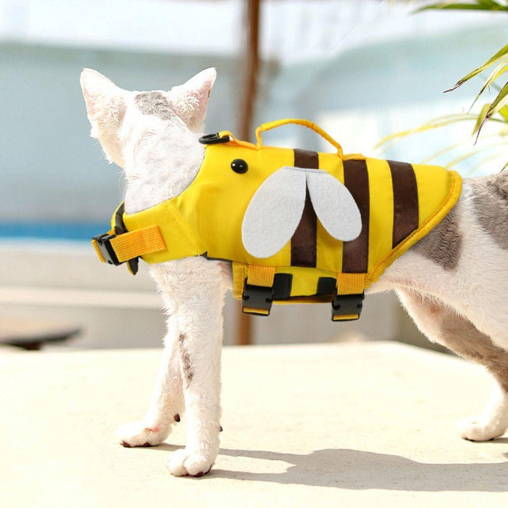 Breathable Pet Dog Life Jacket Soft Pet Life Vest Harness Summer Swimwear Clothes For Dogs Cats