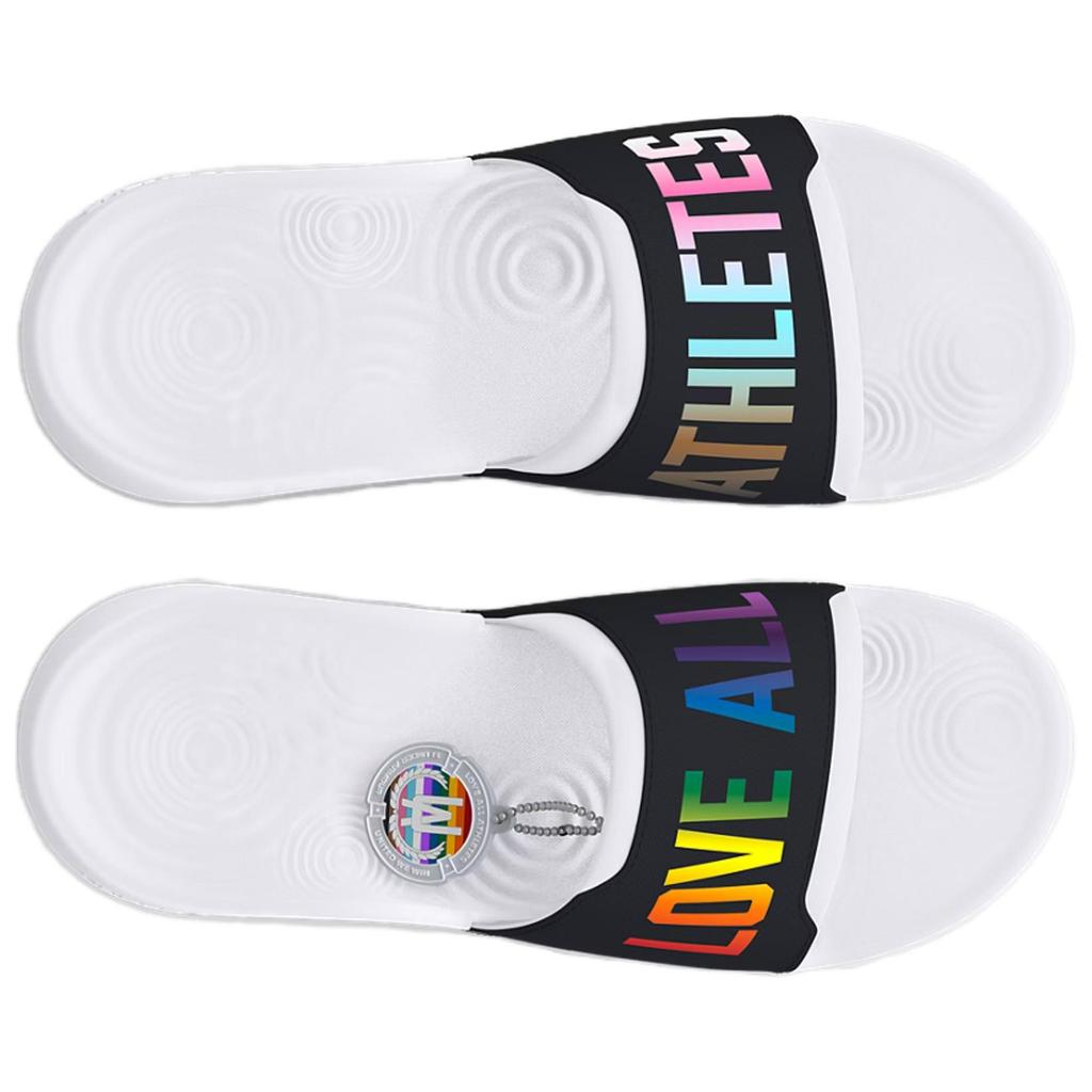 Under Armour Кроссовки унисекс Ignite Select Slide Pride черные белые 3027254-001