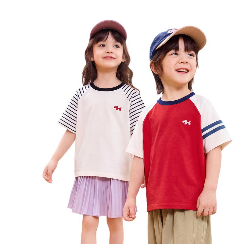 Dudu Family Kids' Summer Breathable Raglan T-Shirt