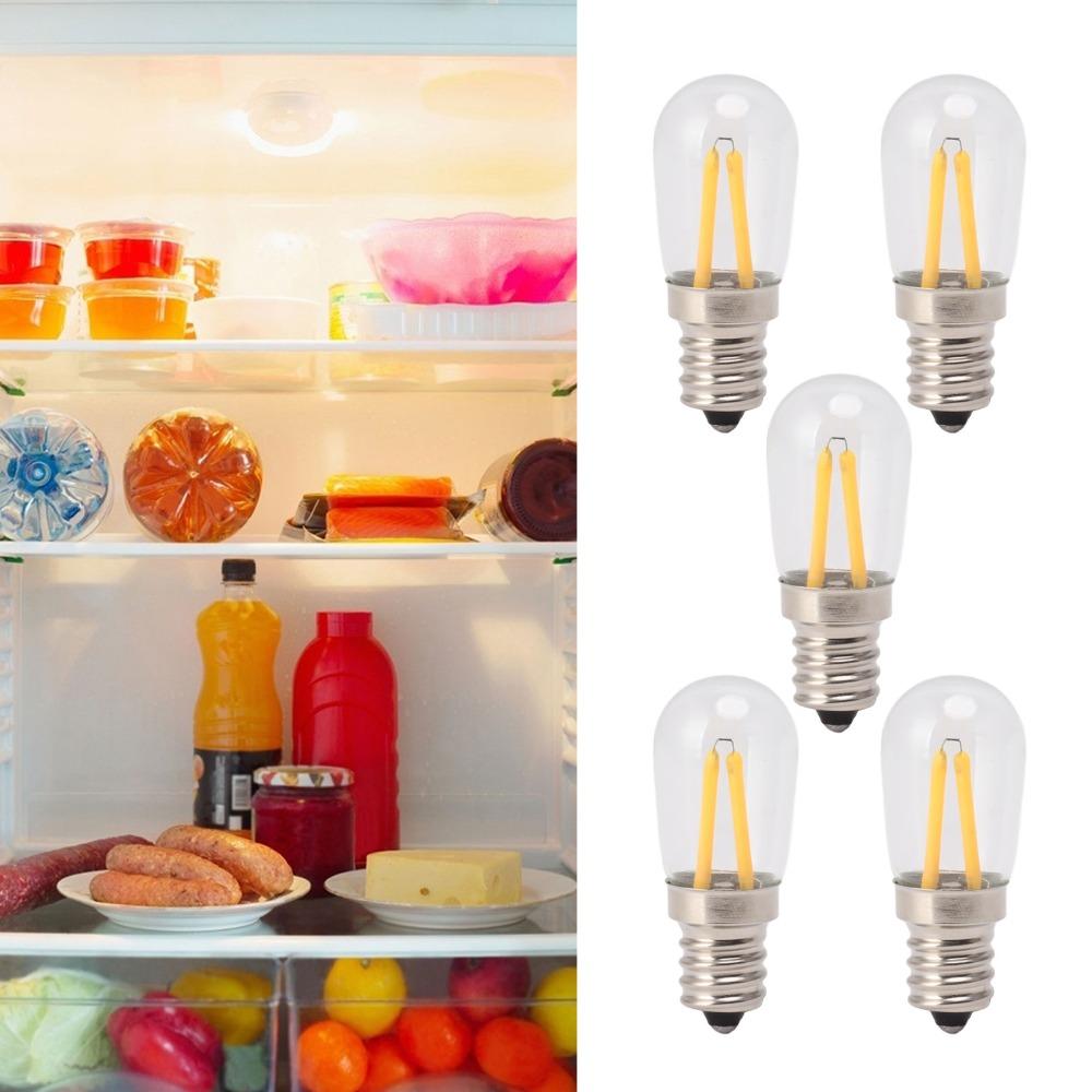 5 Pack 1.5W LED Fridge Light Bulbs E12 Fridge Light Bulbs Refrigerator Lamp Bulbs Indoor