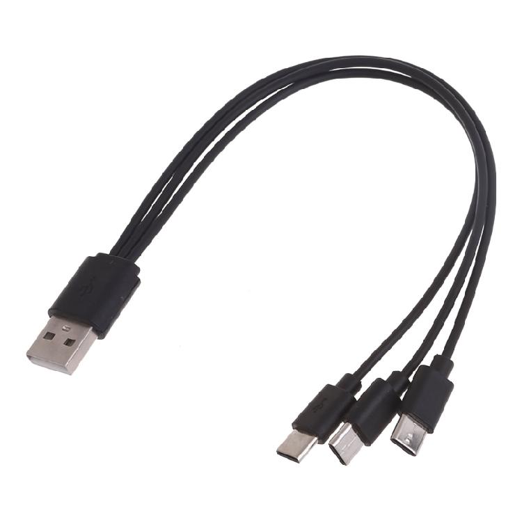Кабель для множественной зарядки Мульти USB-кабель USB-кабель для зарядки Универсальный 1/2/3/4 в 1