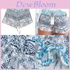 Summer Polyester Print Shorts With Tie Waist For Casual Wear