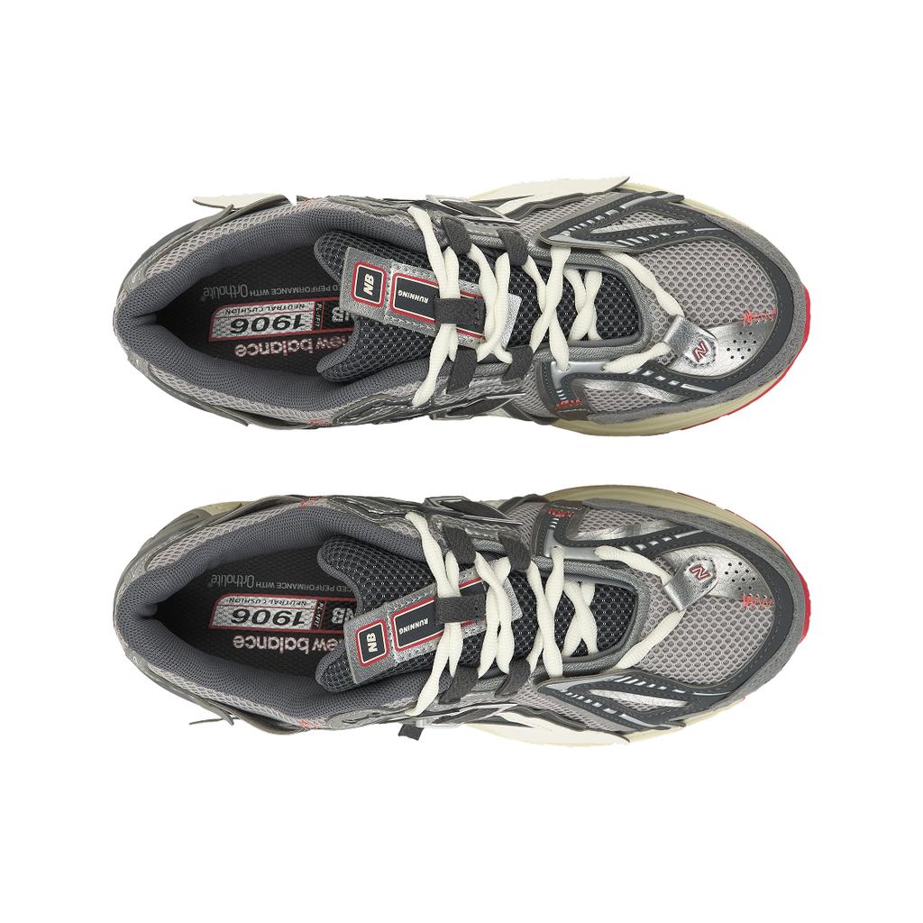 New Balance 1906A Slate Grey Raincloud Drift Red унисекс кроссовки U1906AC