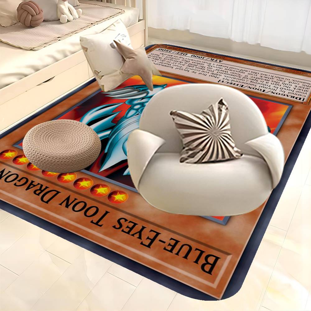 Anime Yu-Gi-Oh Door Mat Washable Non-Slip Living Room Sofa Chairs Area Mat Kitchen Doormat Area Rug