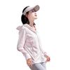 UPF + Sunscreen Clothing Women's Summer New Ice Silk Large Size Fashion Hooded Sunscreen Clothing Cycling Jacket Thin