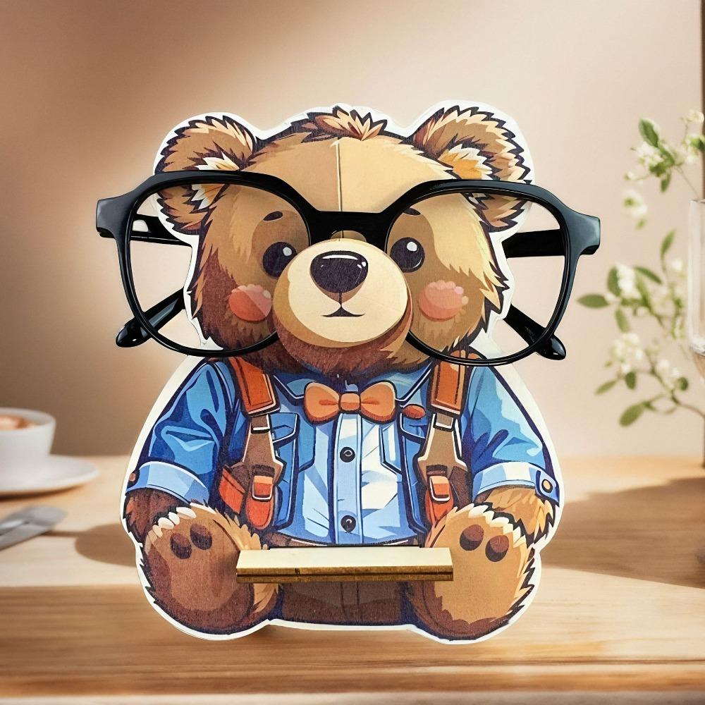 Мультяшная подставка для хранения очков, подставка для демонстрации очков в виде животного для мужчин, женщин, взрослых