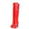 Sexy Winter Over the Knee Boots Women Platform High Heels Women's High Boot Waterproof Black Red White Long Party Shoes Big Size