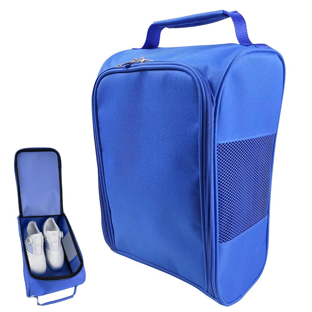 Ткань Оксфорд, сумка для обуви для гольфа, дышащая сумка для хранения кроссовок, органайзер для кроссовок для гольфа на молнии