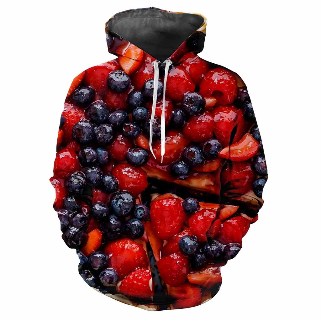 Autumn Fruit Vegetable 3D Print Hoodies Men Women Fashion Casual Sweatshirts Oversized Hoodie Pullovers Tracksuit Clothing