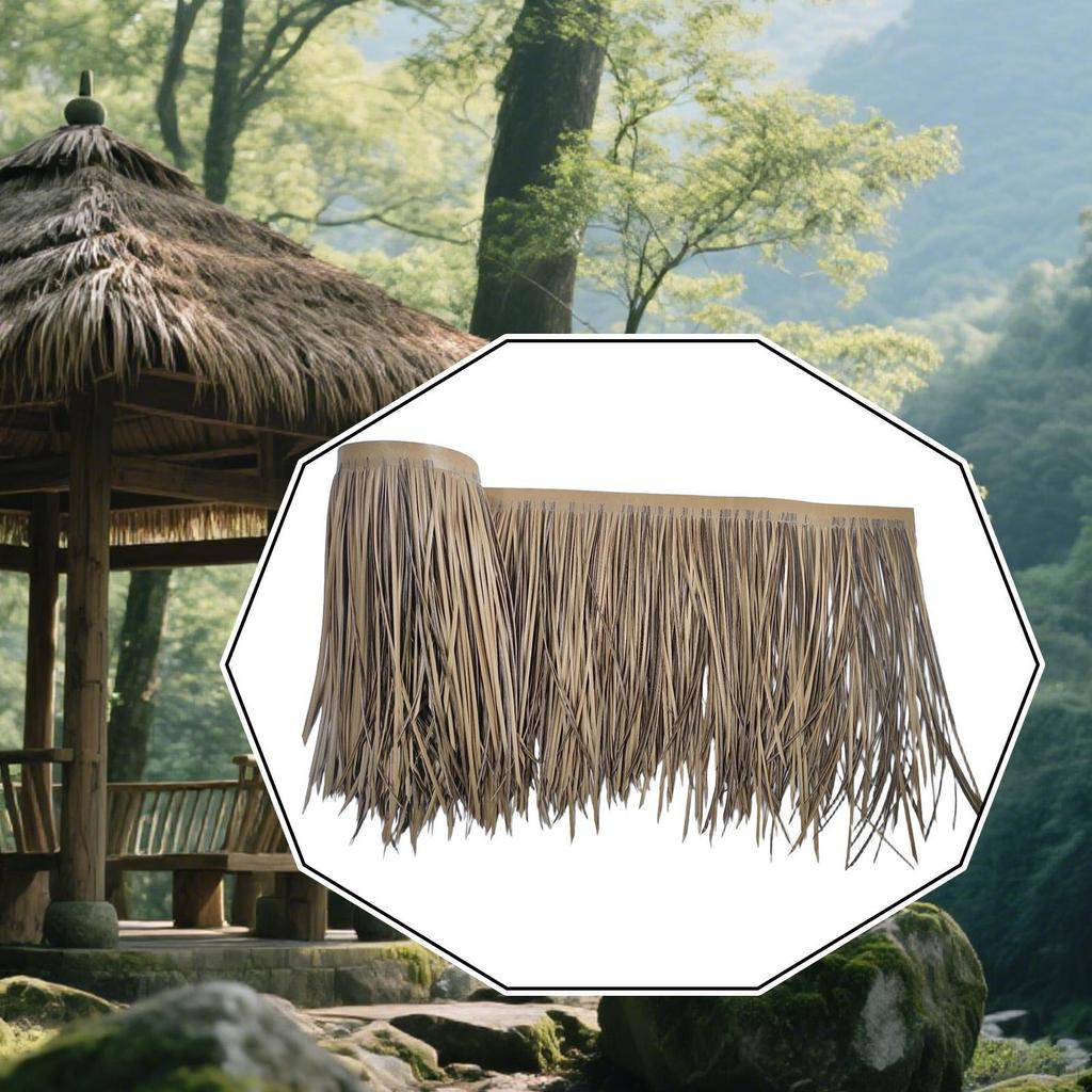 Artificial Palm Roof Accessories, Realistic Bar Grass, Grass Base Roof, Roll for
