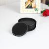 6Pcs Holiday Gift Heat-resistant Leather Coaster Business Luxury Tea/Coffee Cup Pad Non-slip with Base Insulation Mat Party