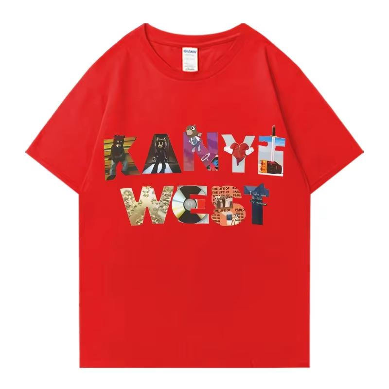 Rap Kanye West Album T Shirt 2026 Men Women S Harajuku Fashion Graphics Clothes Vintage Streetwear Short Sleeve Unisex Tees
