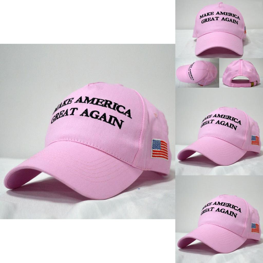 Great America Make Again Hat Donald Trump Us President Republican Cap Pink 2020