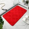 Imitation Cashmere Non-Slip Water-Absorbing Door Mats for Bathroom and Bedroom