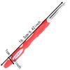 9pcs Plastic Handle Crochet Hooks Set Aluminum Hooks Crochet Hook Kit  For Arthritic Hands