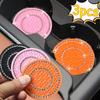 New Fashion Diamond-set Coaster Universal Car Coaster Washable Heat Insulation Anti-scald Water Cup Non-slip Mat Car Interiors