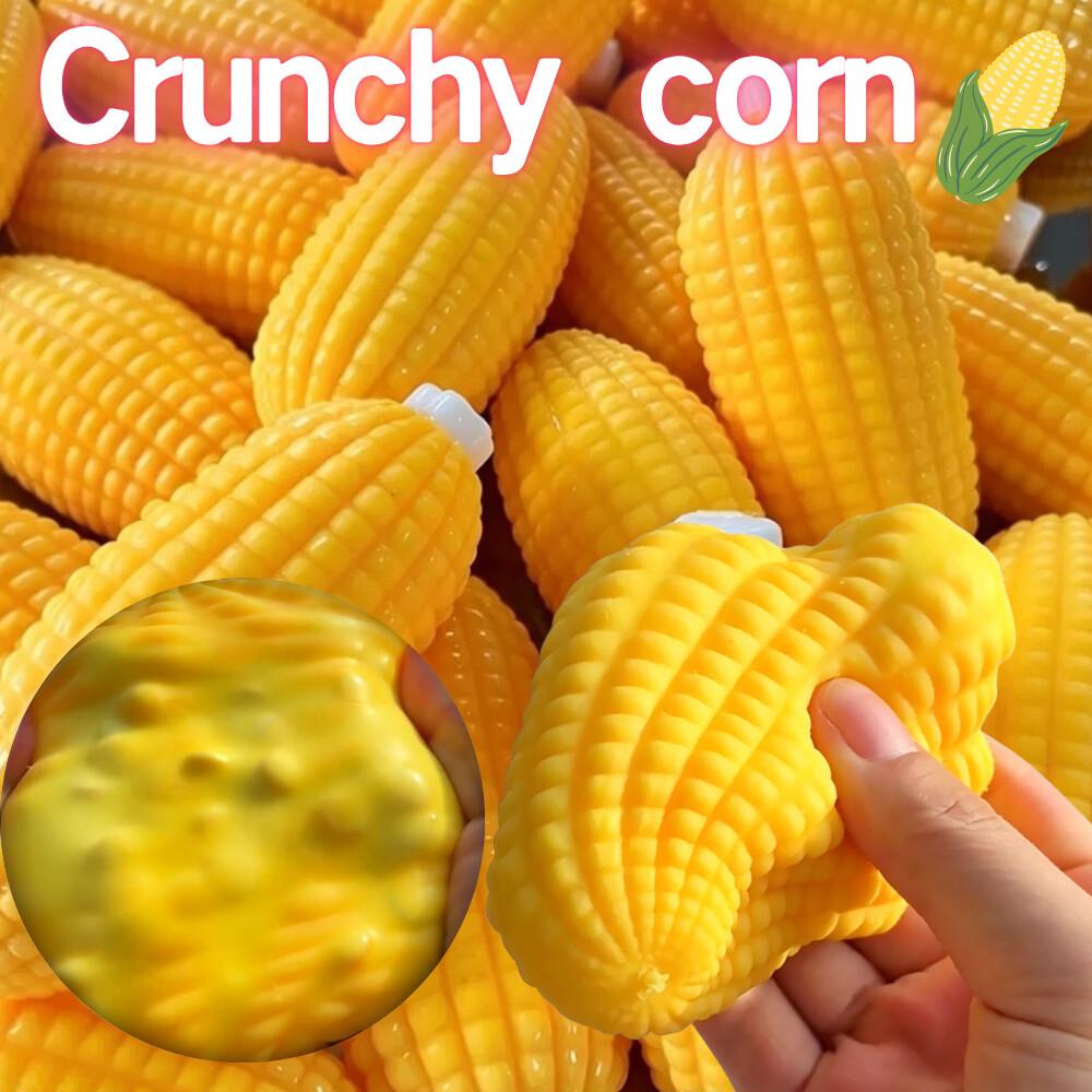 DIY Ручной Реалистичный Кукурузный Медленно Возвращающийся Сквиши, Супер Мягкая Игрушка-Антистресс С Внутренними Блоками Хрустящий Звук Для Снятия Стресса У Взрослых и Подарка