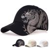 New Unisex Golden Dragon Printing Snapback Baseball Caps Spring and Autumn Outdoor Adjustable Casual Hats Sunscreen Hat