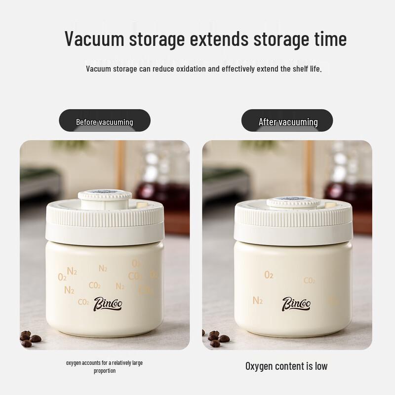 Вакуумный контейнер для хранения кофе Bincoo