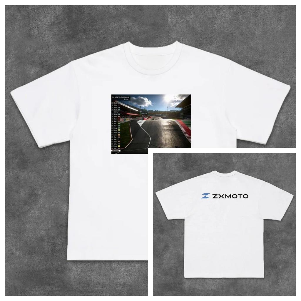 New Zhang Xues Motorcycle Shirt WorldFamous Painting Super Motorcycle Wsbk Race Winning ShortSleeved And HalfSleeved TShirt