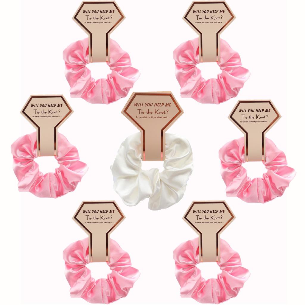 Women's Imitation Silk Satin Hair Tie and Headband - Light Luxury European and American Fashion