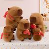 Koi Capybara Plush Toy Cute Kapibara Doll New Year Gift Guinea Pig Doll