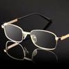 Square Frame Men Women Glasses Portable Lightweight Glasses Metal Frame Glasses Lense