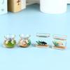 Dollhouse Mini Fish Tank Diy Resin Transparent Goldfish Tanks Miniature Decor