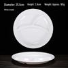Food-Grade Melamine Divided Canteen Tray