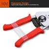Стальной автоматический стриппер для кабеля Красно-серебристый Инструмент для зачистки проводов Стриппер для проводов Установка кабеля