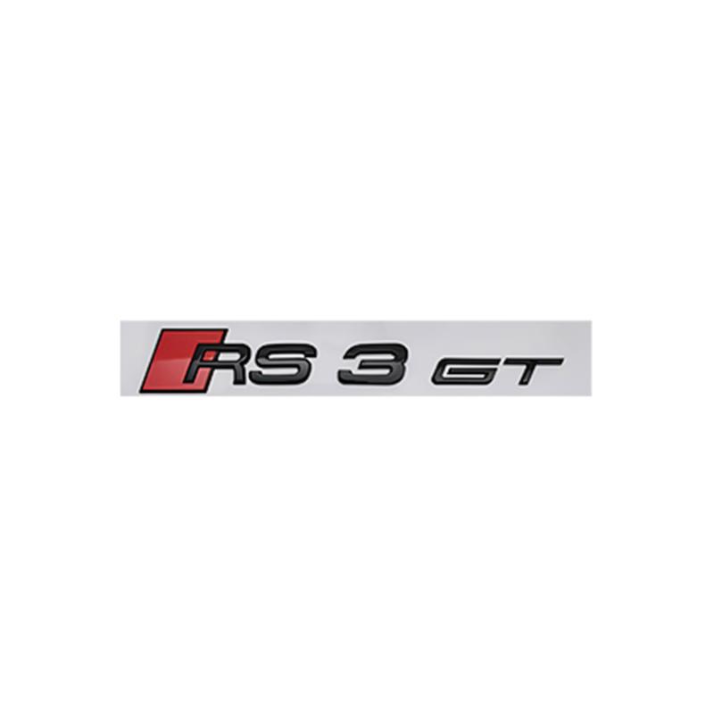 Letter Stickers Rear Badge New ABS Car Trunk Emblem for 6q RS3 RS4 RS5 RS6 RS7 RS8 GT Side Decal Refite Decoration Accessoriesq6
