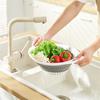 Folding Silicone Kitchen Storage Basket Multi-use Fruit Vegetable Drainer Foldable Kitchen Draining Organzier Kitchen Gadgets
