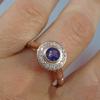 European and American Zircon Rings for Women, Double-layered Rings, Fashionable Internet Celebrity Index Finger Rings