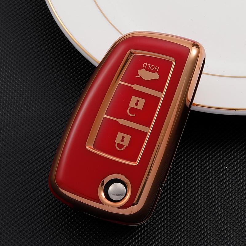 2/3/4 кнопки Мягкий ТПУ автомобильный складной чехол для ключей Защитная крышка для Nissan X-Trail Juke F15 Rogue Qashqai J11 Tiida Murano Maxima Quest аксессуары