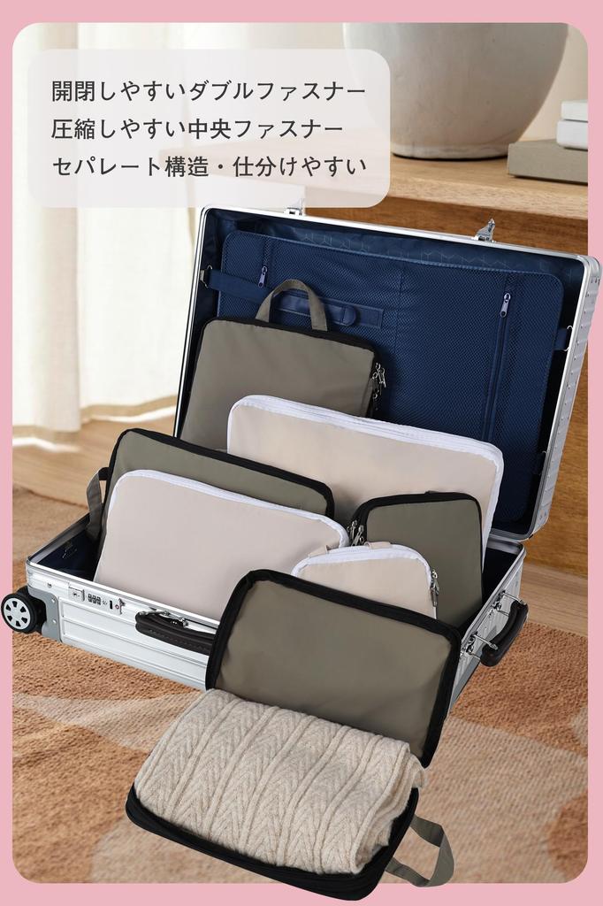 TABITORA Travel Compression Storage Inner Bag for Organizing Arrangement Packing Convenient Organizing Small Items Pouch, Bag, Pouch, Suitcases, Case,