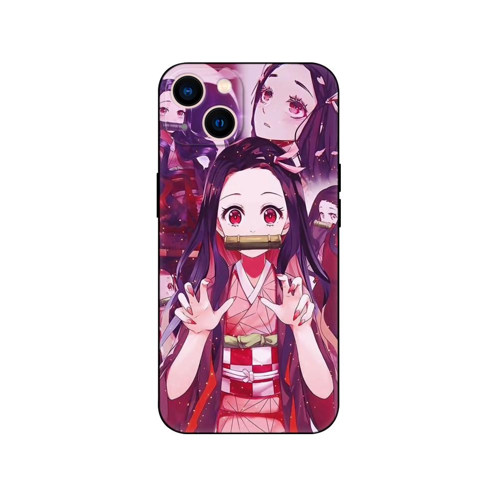 Черный чехол из ТПУ для Samsung Galaxy F23 M12 M22 M23 M32 4G M52 5G M30S M21 Demon Slayer Kamado Nezuko