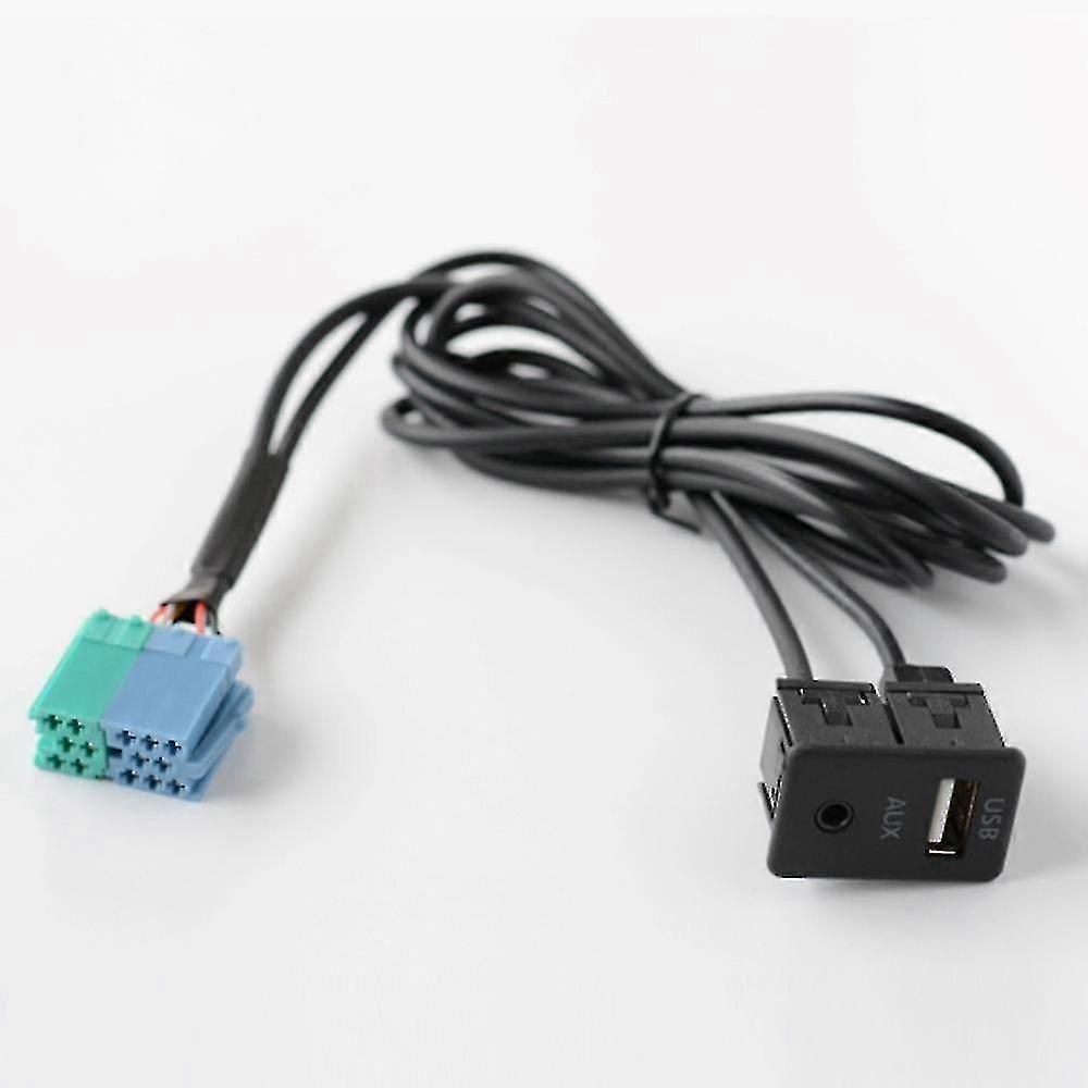 USB port adapter for radio extension cable wiring assy