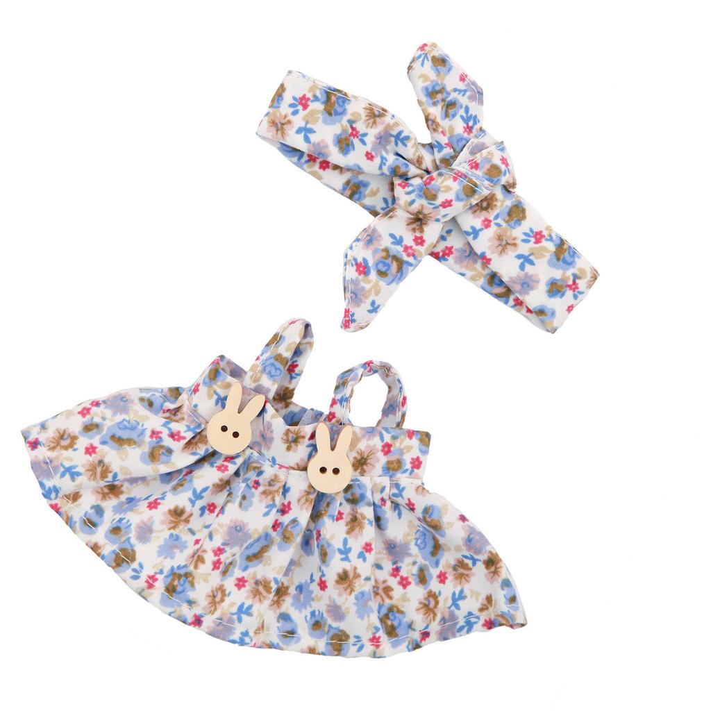 Прекрасный набор одежды для кукол для фигурок ЛАБУБУ 17 см, включает платье с бантом и на бретелях для плюшевой куклы, для демонстрации фигурки