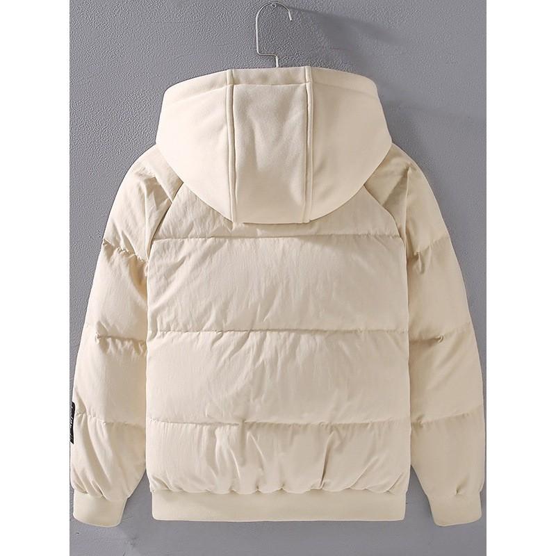 Mens Light Luxury Streetwear Detachable Hooded Down Jacket Winter Thick Warm 80 Grey Duck Coat